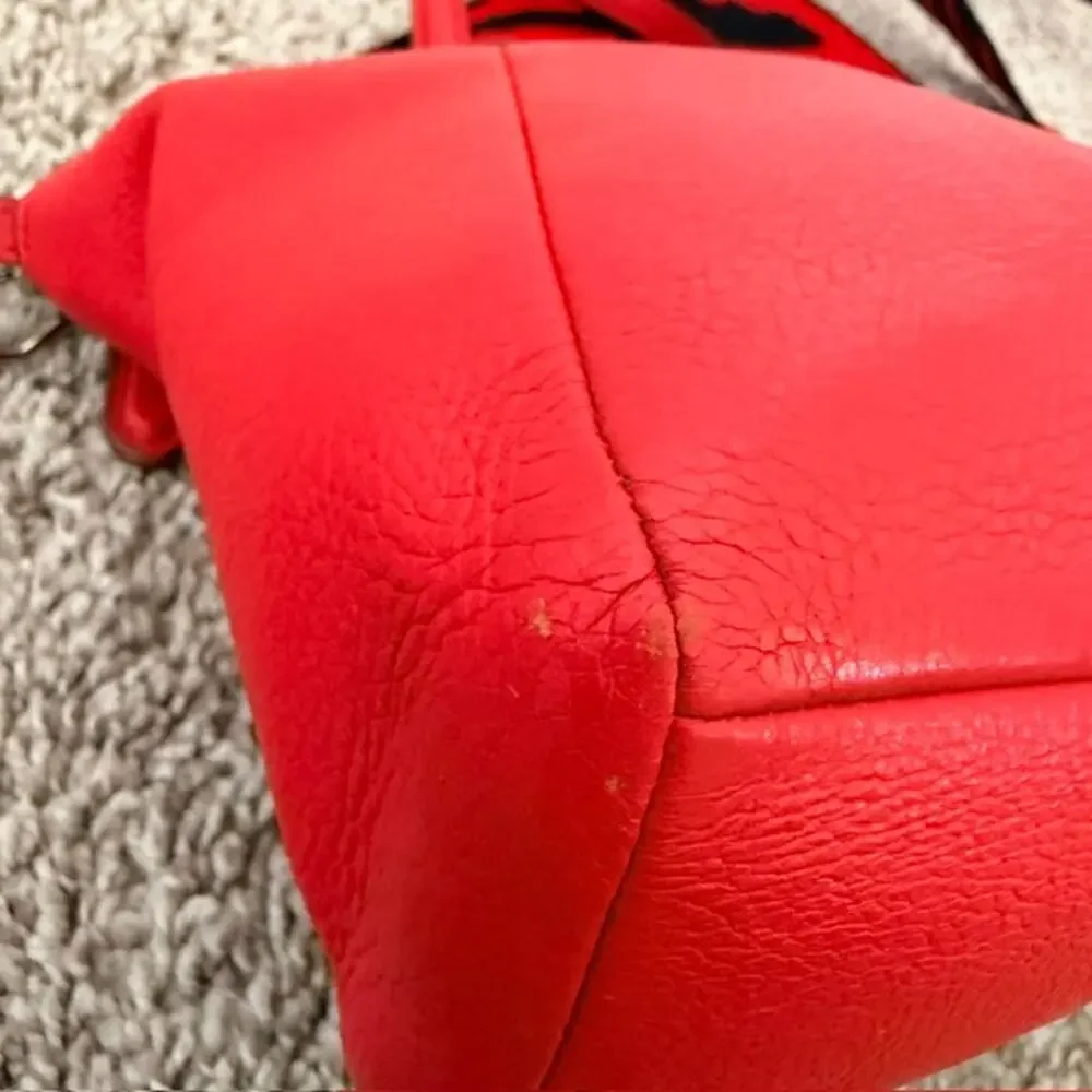Coach Red Crossbody Kelsey Bag F57563 Coach Wallet Non-Coach Zebra Strap